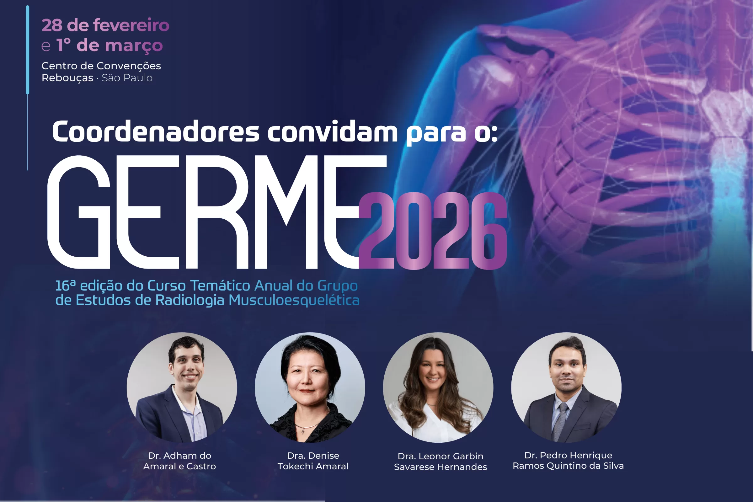 Coordenadores do GERME 2026