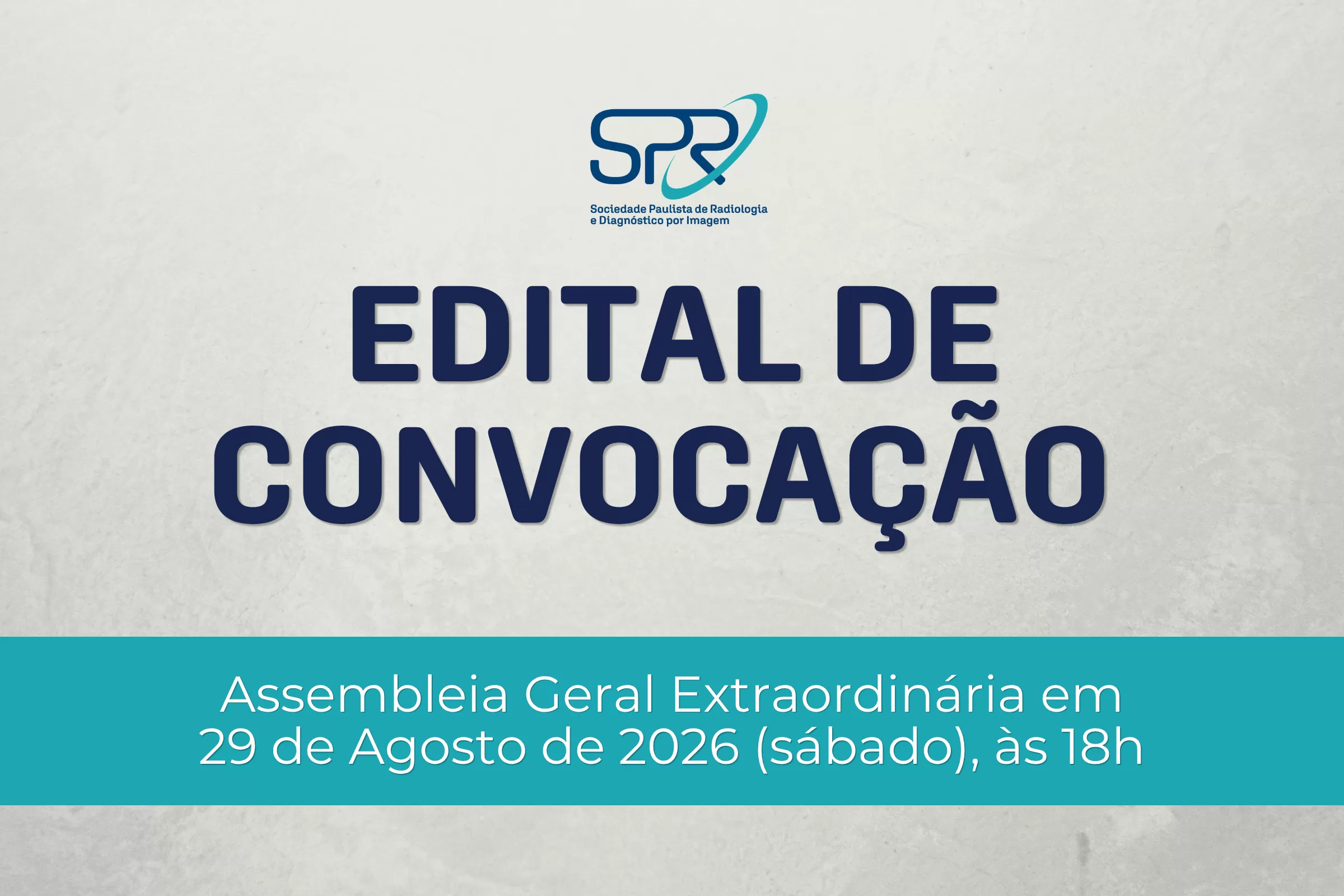 Edital de Convocação SPR