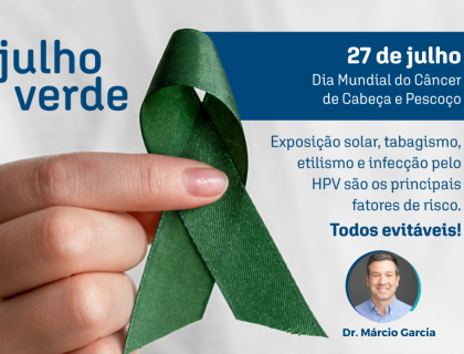 Dia Mundial do Câncer de Cabeça e Pescoço