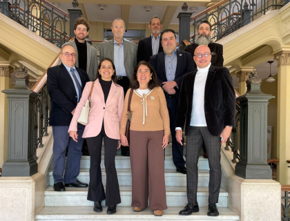 No topo: Dr. Eduardo Agapito, Dr. Renato Mendonça, Artur Silva (Bracco) e Dr. Antonio Rocha. No meio: Dr. Nelson Caserta e Marcelo Lima (Bracco). Na base: Dra. Ana Paula Fonseca, Dra. Maria Helena Mendonça e Dr. Fernando Poralla (Bracco)